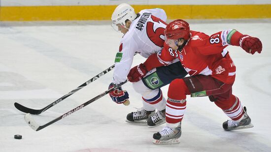 Ice Hockey. KHL. Spartak vs. SKA