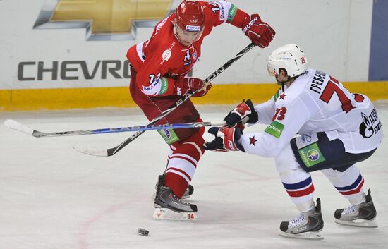 Ice Hockey. KHL. Spartak vs. SKA