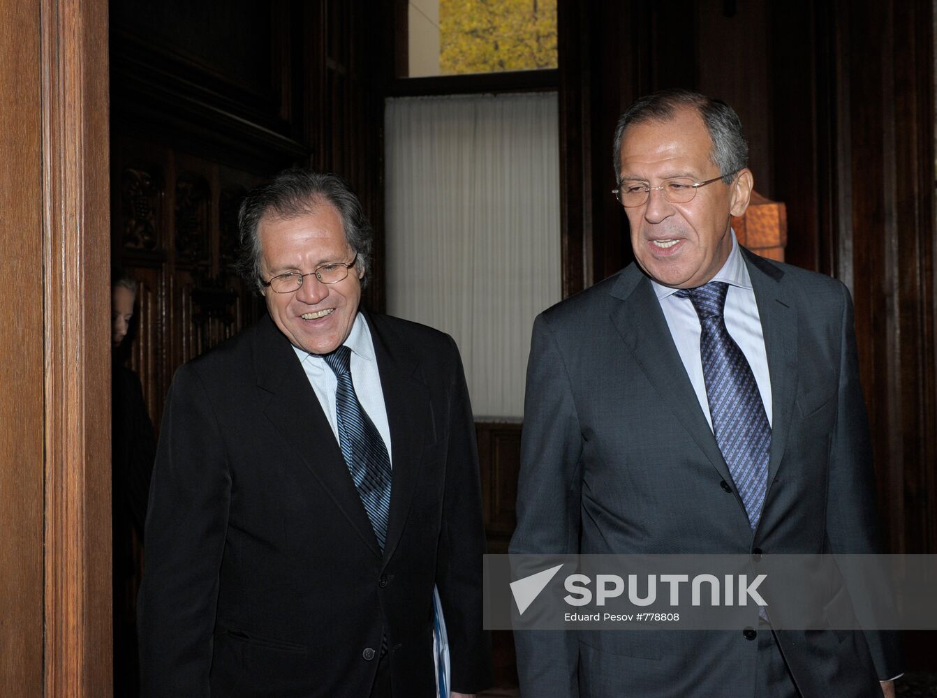 Sergei Lavrov meets Luis Leonardo Almargo Lemes
