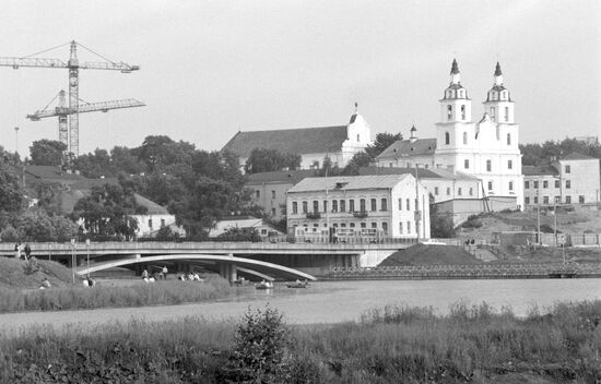 Trinity suburb in Minsk