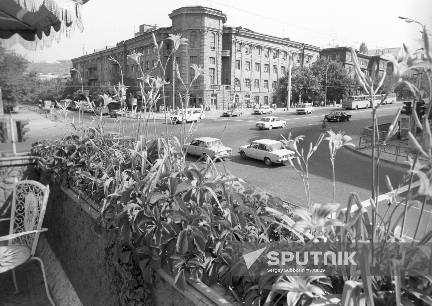 Abovyan Square in Armenia's capital Yerevan