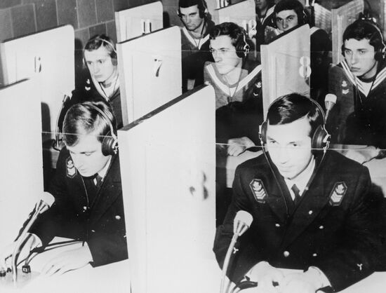 Naval officers in Szczecin