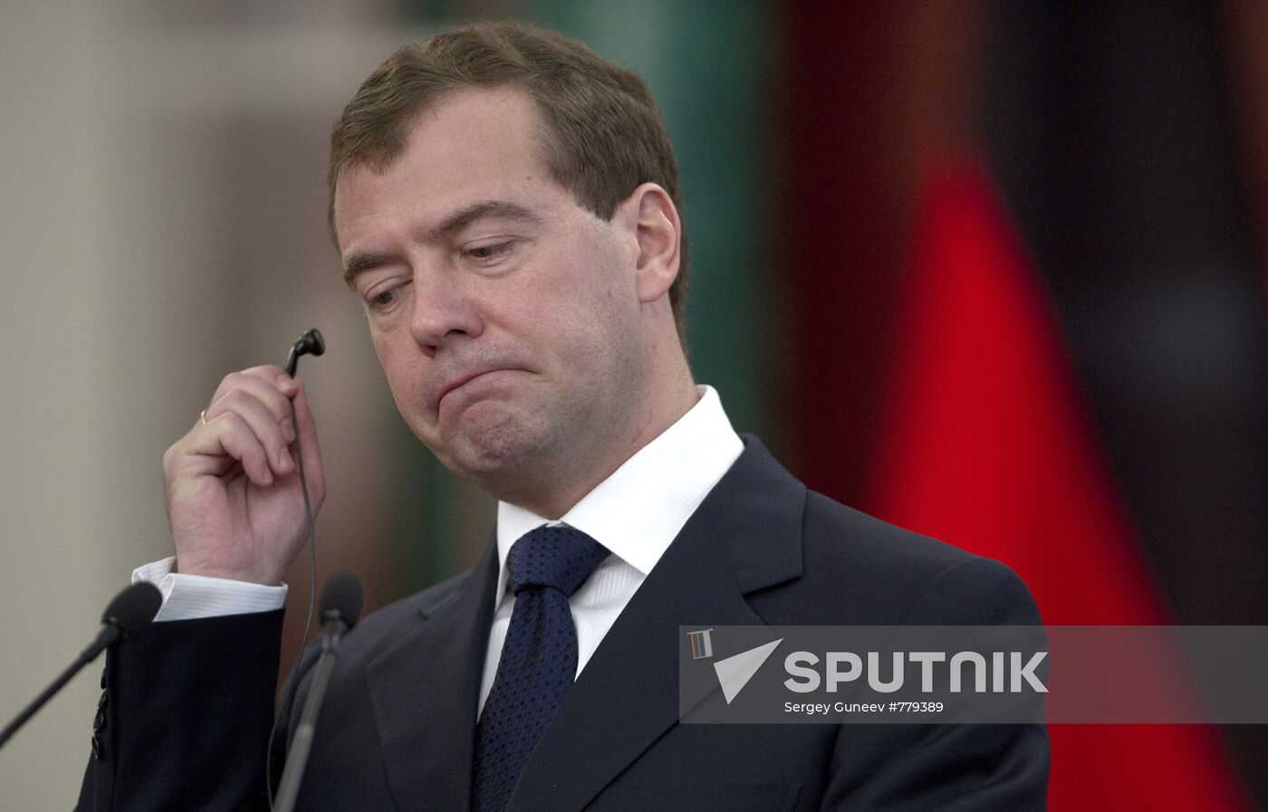 Dmitry Medvedev meets with Christian Wulff