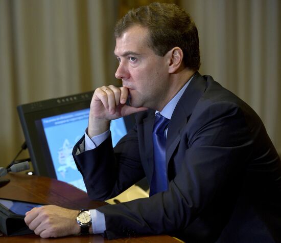 Dmitry Medvedev holds meeting on wildfires aftermath relief