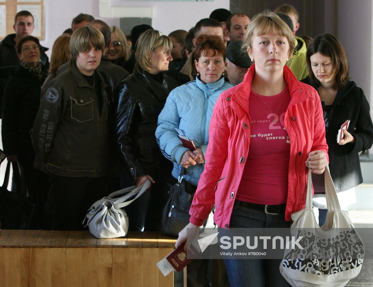 Russian nationals departing for China