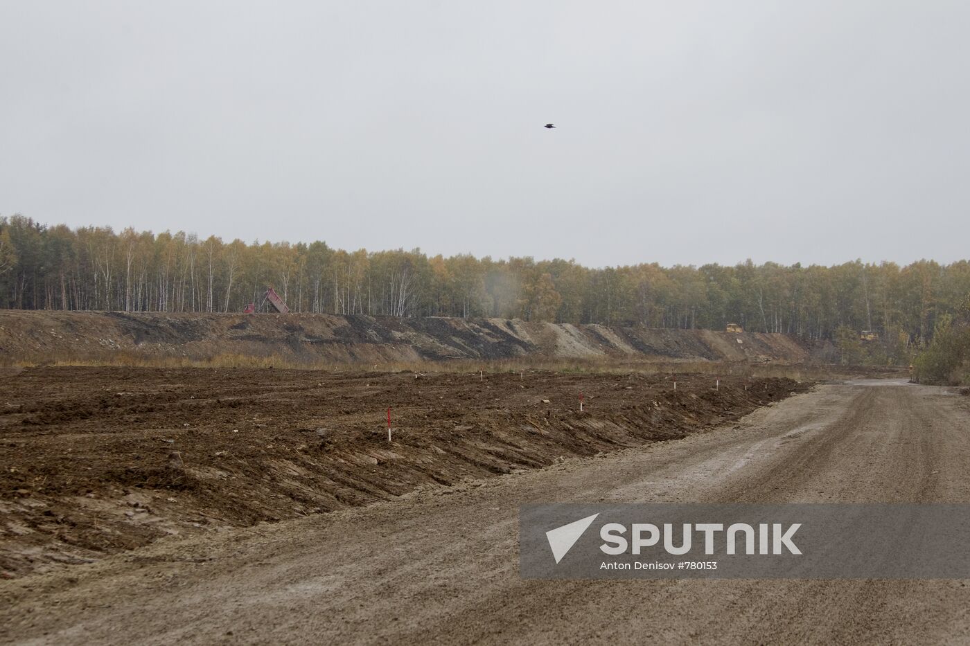 Initial construction of a new Moscow - St. Petersburg highway