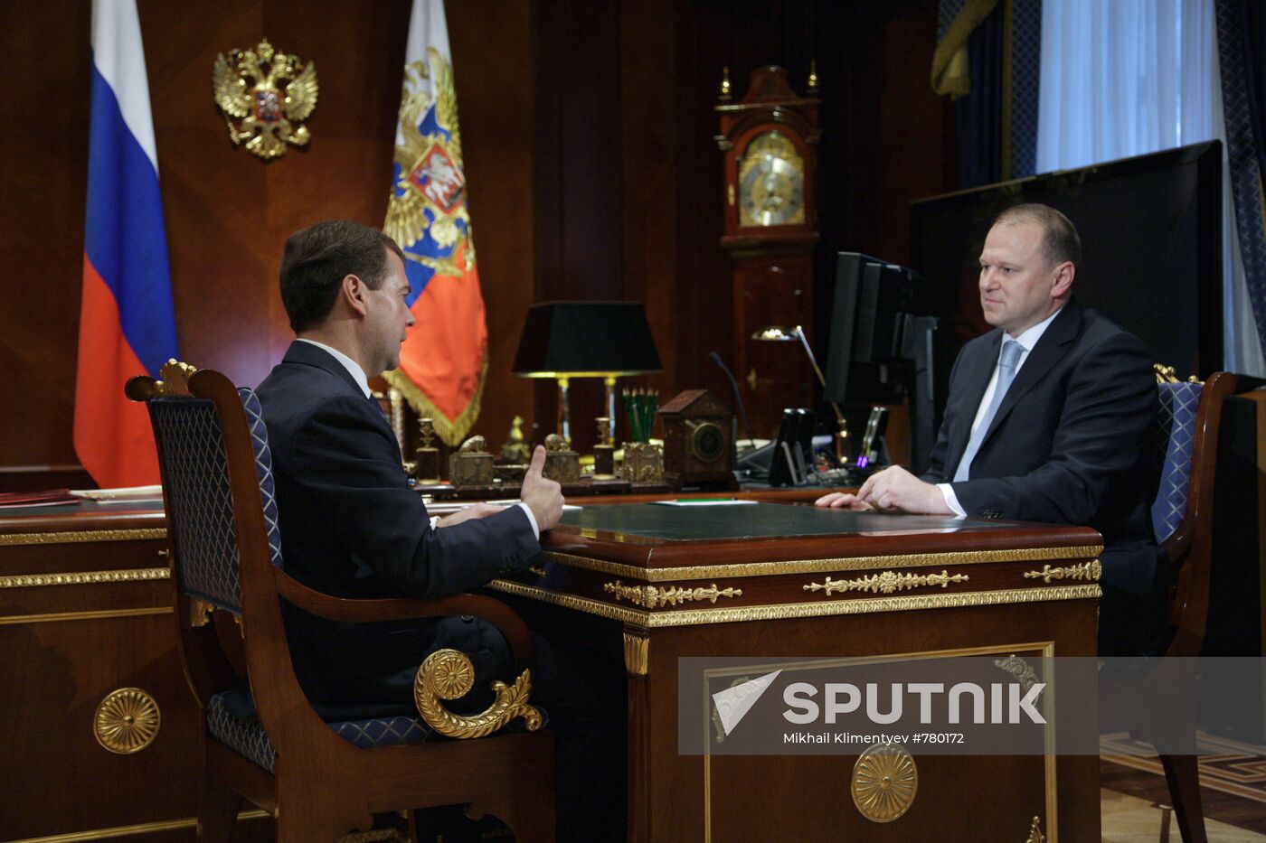 Dmitry Medvedev meets with Nikolai Tsukanov