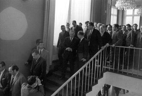 Alexei Kosygin after a press conference