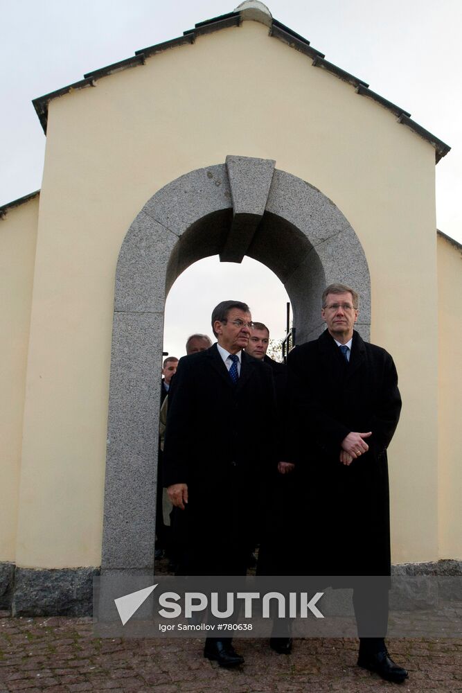German President Christian Wulff in St. Petersburg