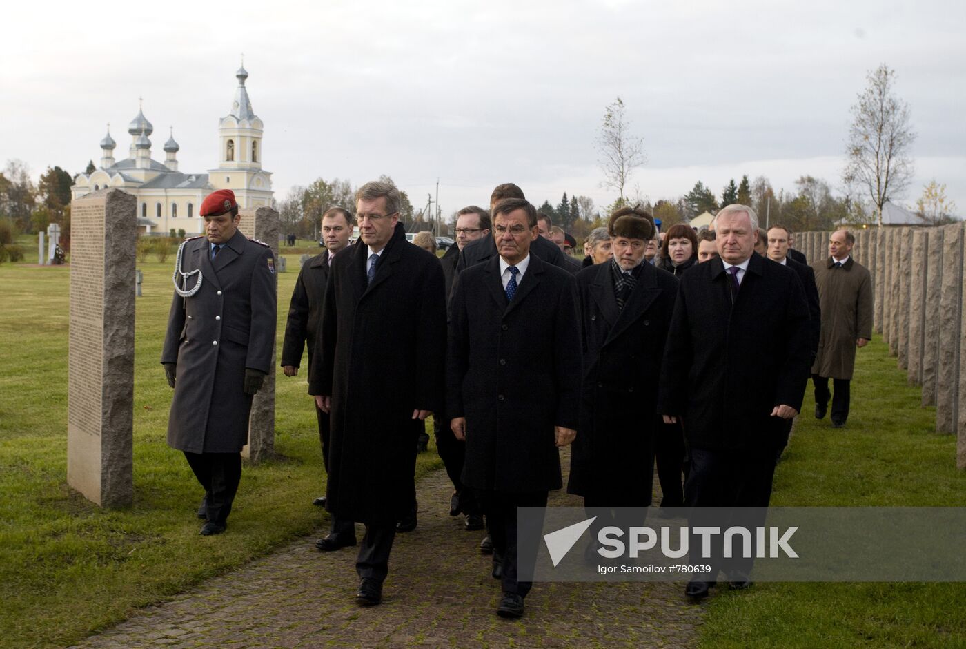 German President Christian Wulff in St. Petersburg