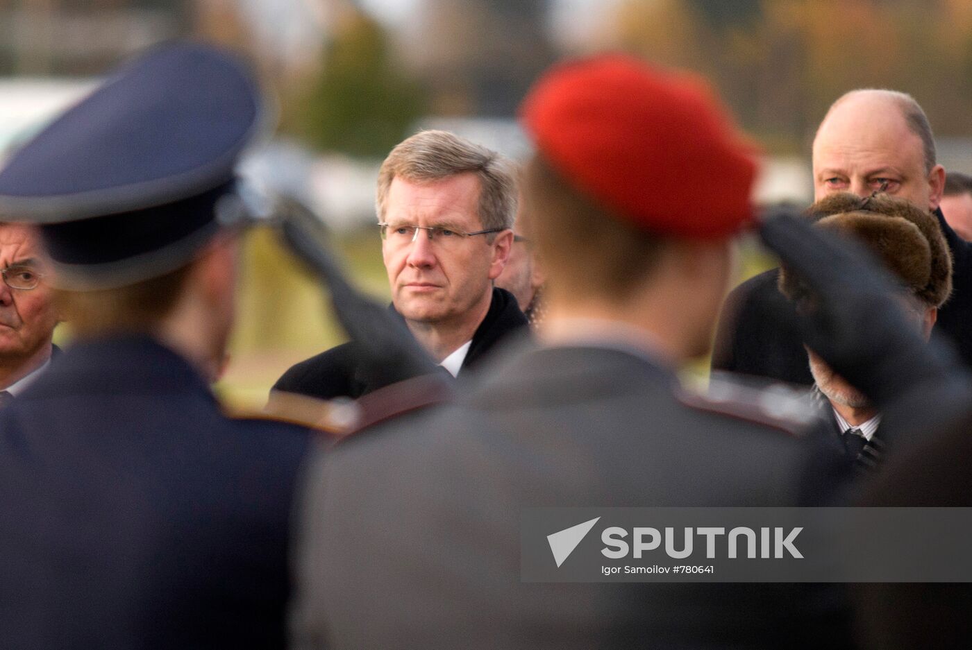 German President Christian Wulff in St. Petersburg