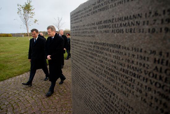 German President Christian Wulff in St. Petersburg