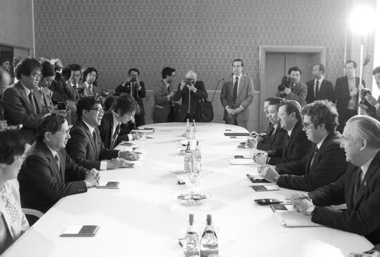 Hokkaido Governor Takahiro Yokomichi in the USSR