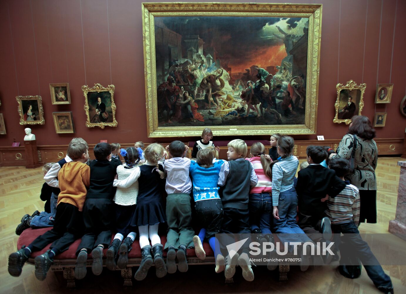Karl Briullov's "The Last Day of Pompeii" in the Russian Museum