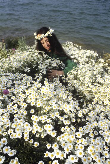 High-altitude Lake Sevan in Armenia