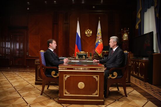 Dmitry Medvedev nominates Sergei Sobyanin for Moscow mayor