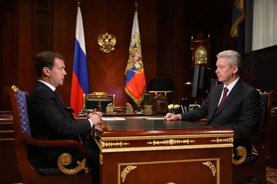 Dmitry Medvedev nominates Sergei Sobyanin for Moscow mayor