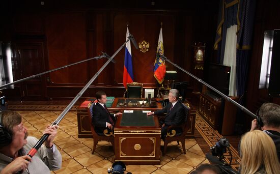 Dmitry Medvedev nominates Sergei Sobyanin for Moscow mayor
