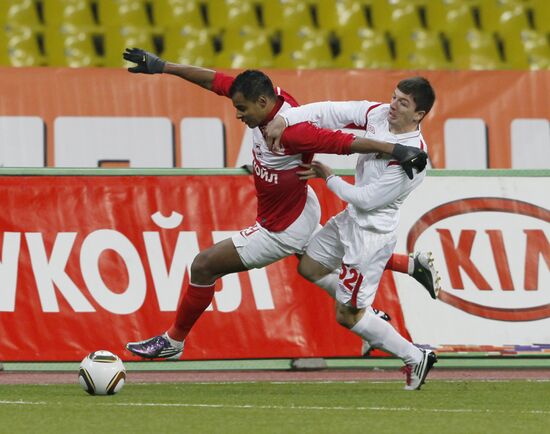 Russian Premier League. Spartak vs. Alania