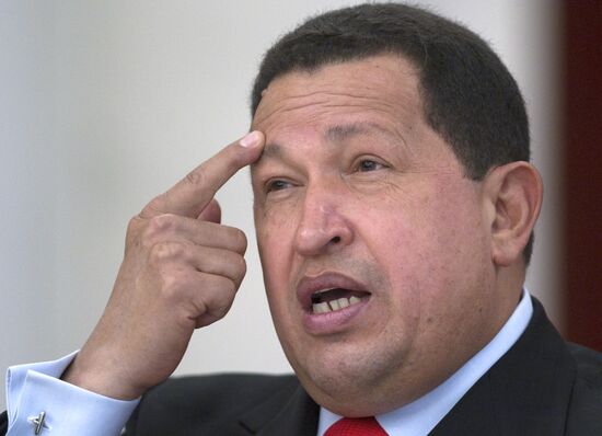 Venezuelan President Hugo Chavez