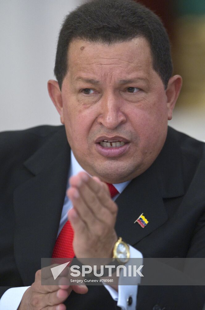 Venezuelan President Hugo Chavez