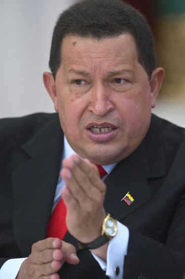 Venezuelan President Hugo Chavez