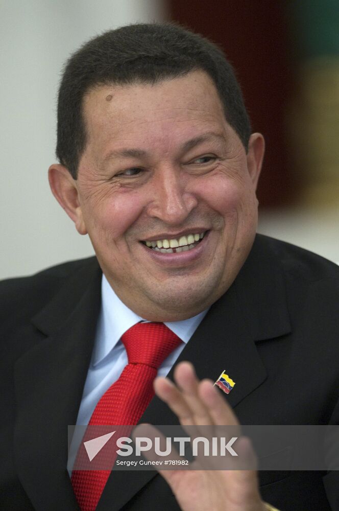 Venezuelan President Hugo Chavez