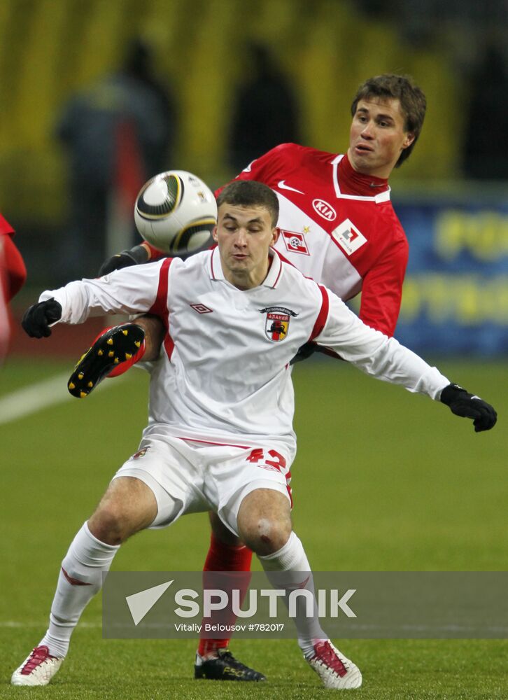 Russian Premier League. Spartak vs. Alania