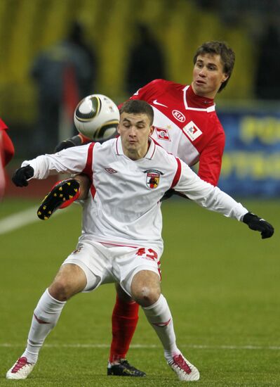 Russian Premier League. Spartak vs. Alania