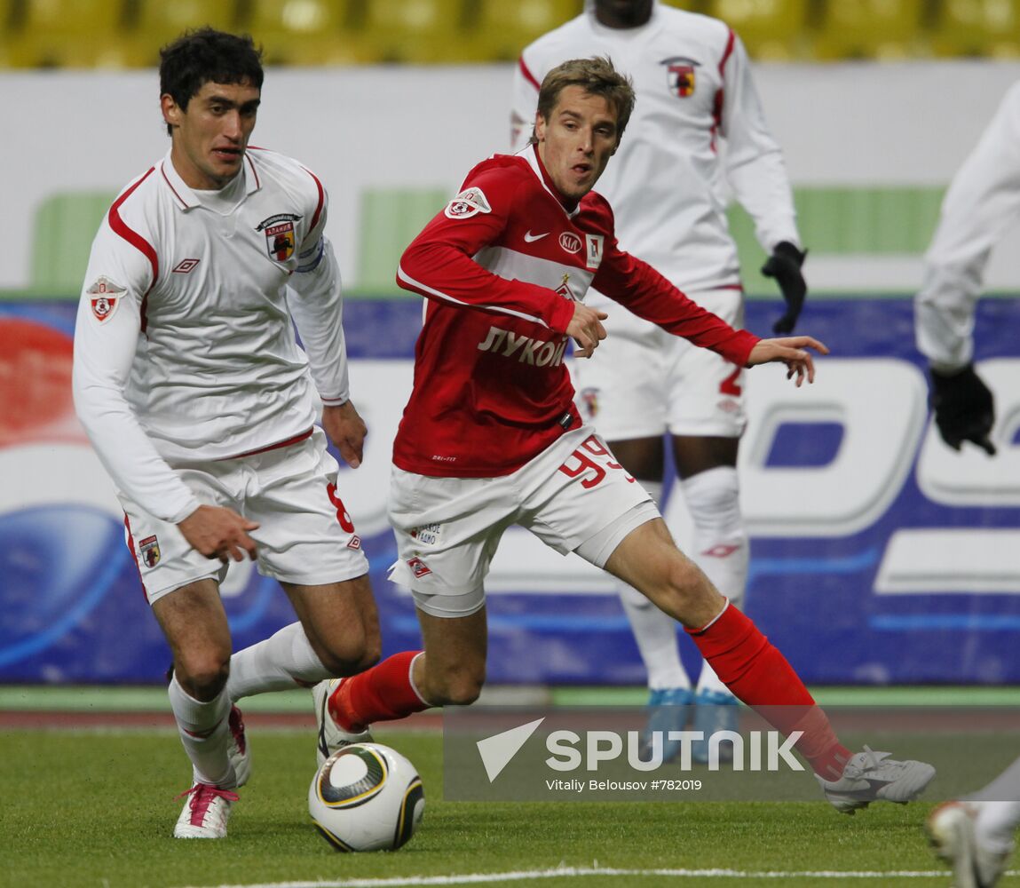 Football. Russian Premier League. Spartak vs. Alania