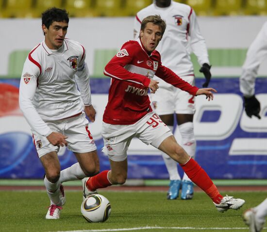 Football. Russian Premier League. Spartak vs. Alania