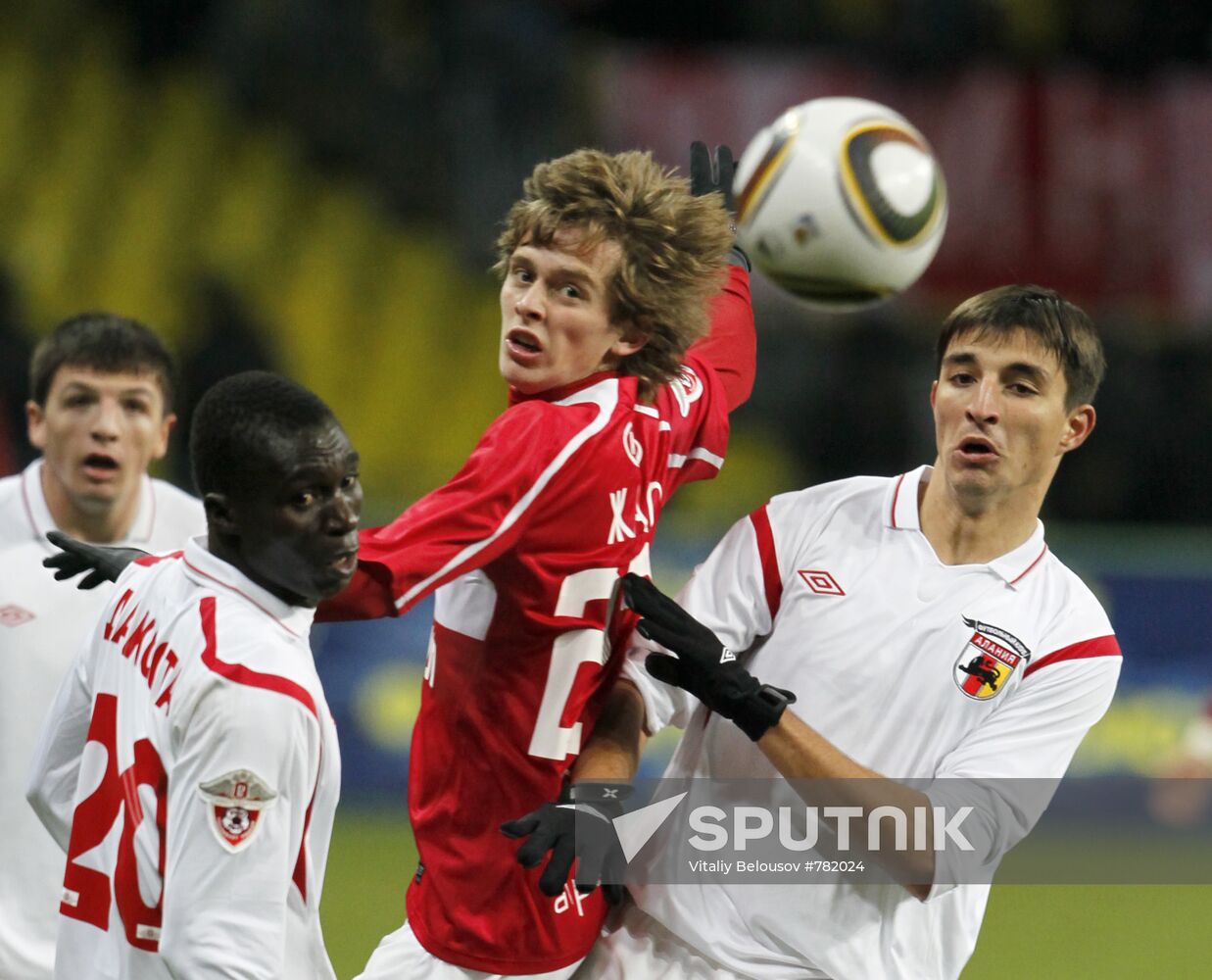 Football. Russian Premier League. Spartak vs. Alania