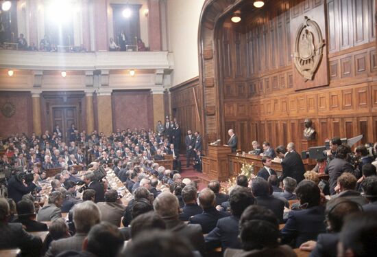 Meeting between Mikhail Gorbachev and Federal Assembly members