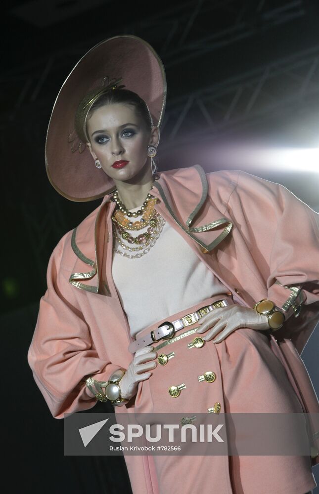 Opening of Russian Fashion Week in Moscow