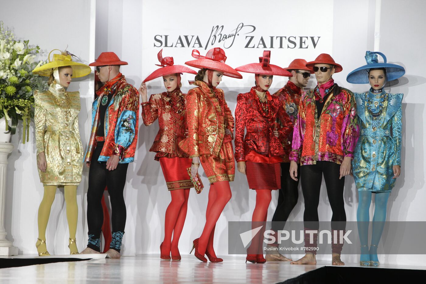 Opening of Russian Fashion Week in Moscow
