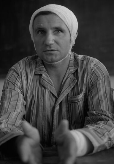 Captain Terenbekov in hospital