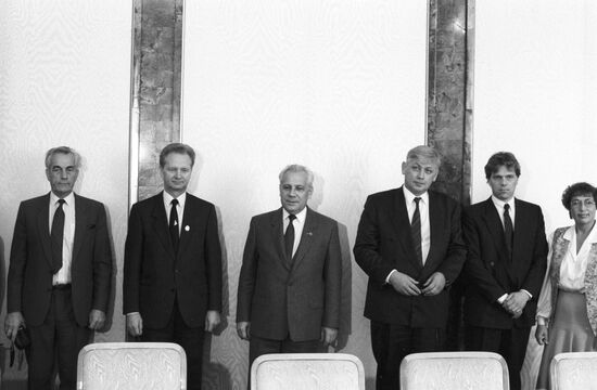 Members of Icelandic parliament in USSR