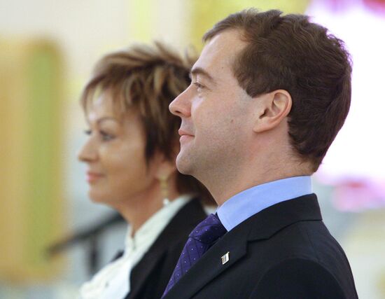 Dmitry Medvedev accepts ambassador credentials