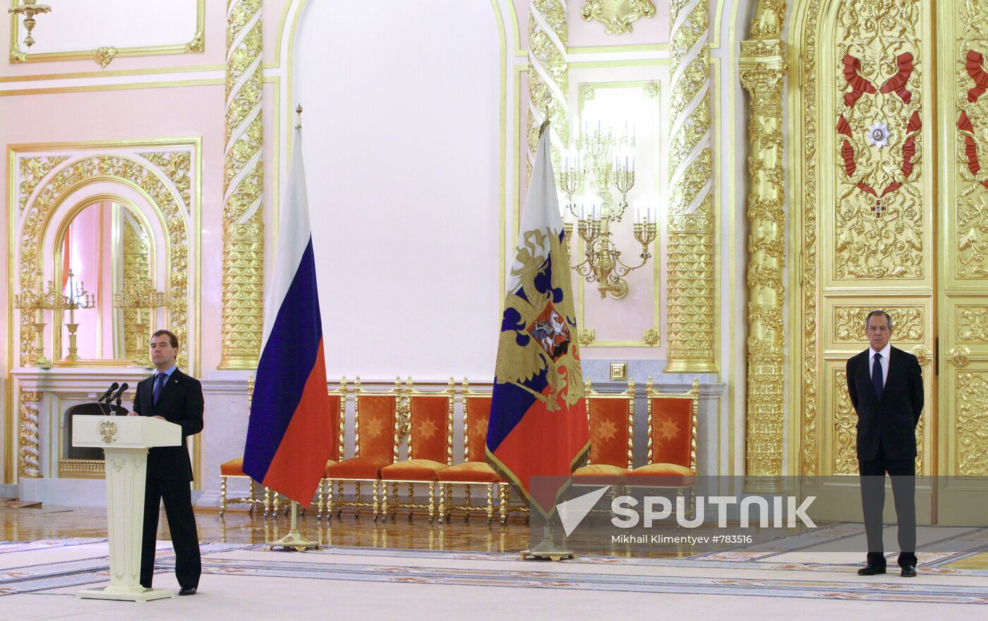 Dmitry Medvedev receives foreign ambassadors' credentials