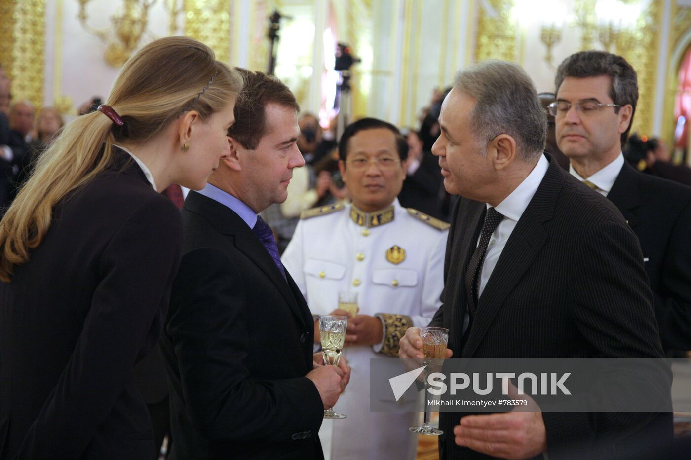 Dmitry Medvedev accepts ambassador credentials
