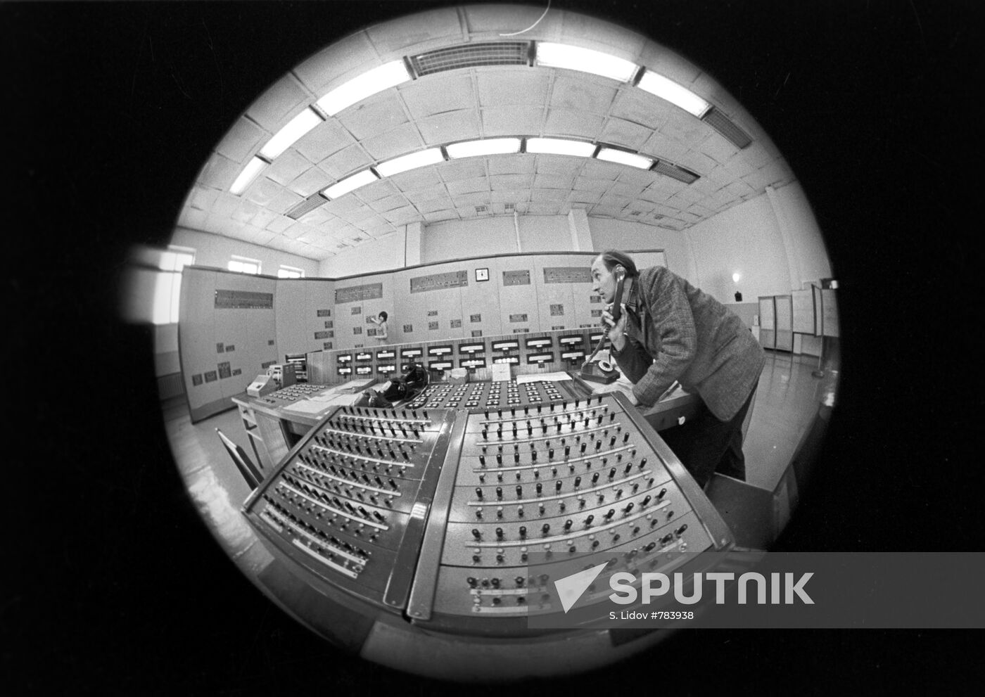 Electrical control board at Chelyabinsk Tube-Rolling Plant