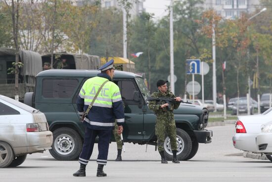 Terrorist attack on Chechen parliament, Grozny