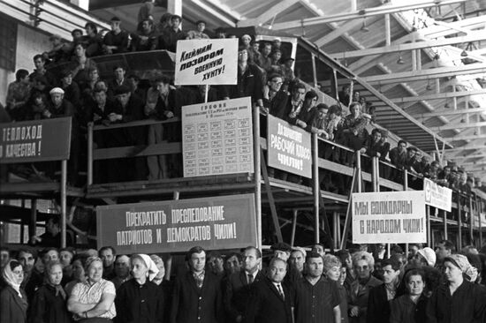 Meeting in solidarity with the people of Chile