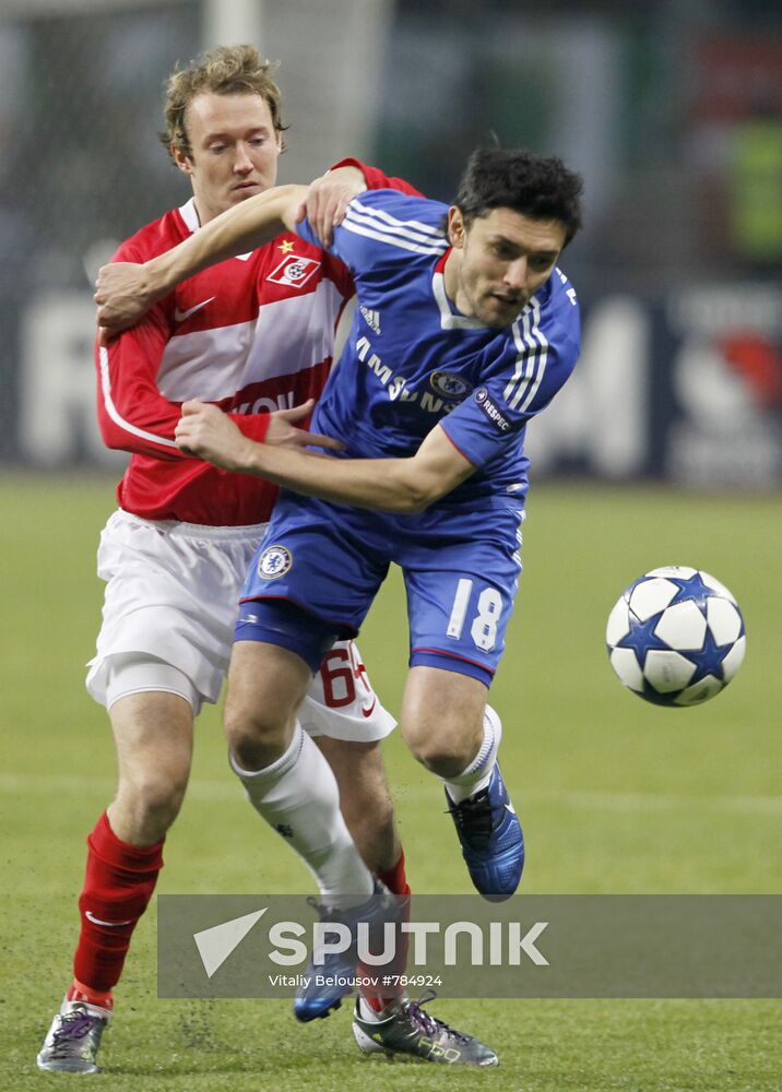 Football. UEFA Champions League. Spartak vs. Chelsea