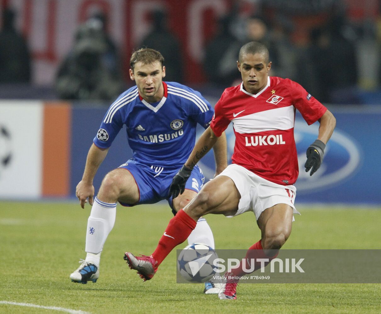 Football. UEFA Champions League. Spartak vs. Chelsea