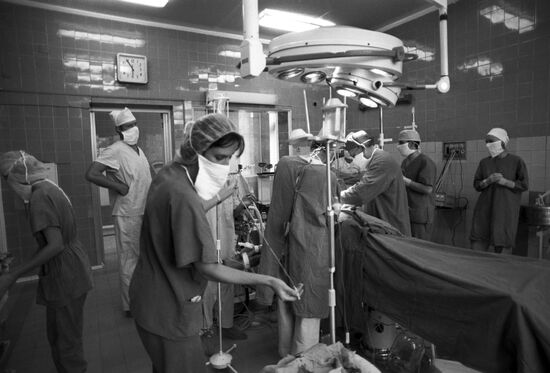Surgery room at Scientific Center of Surgery