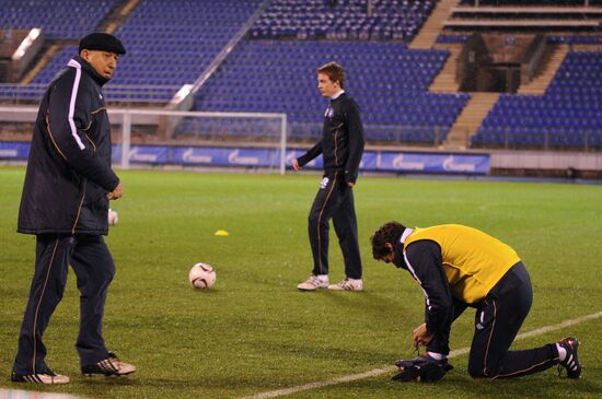 Hajduk holds training session ahead of UEFA Europe League match