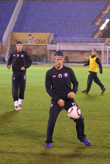 Hajduk holds training session ahead of UEFA Europe League match