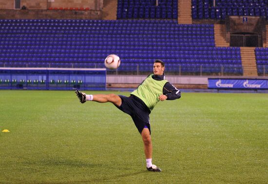 Hajduk holds training session ahead of UEFA Europe League match