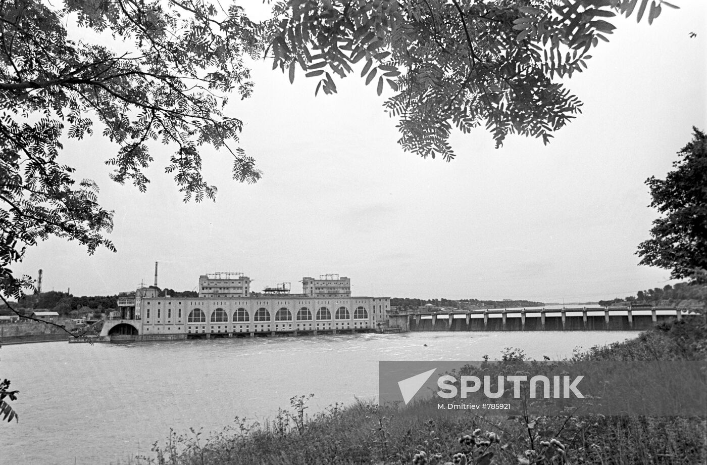 The Volkhov hydropower plant named after Lenin